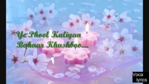 Yeh Phool Kaliyan Bahaar Khushboo 